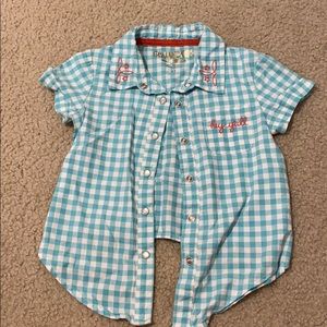 Western-style short sleeve shirt